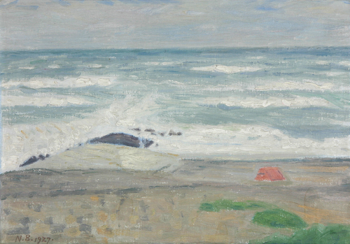 A beach scenery., 1927, Niels Bjerre