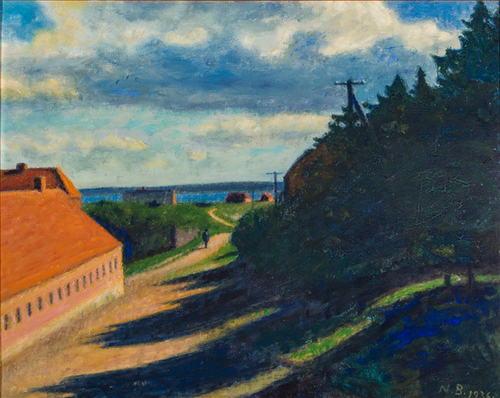 Afternoon shadows., 1936, Niels Bjerre