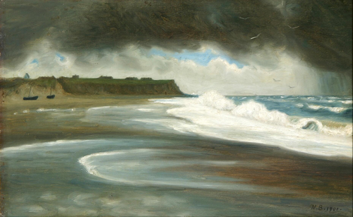 The North Sea at Bovlingbjerg., 1901, Niels Bjerre