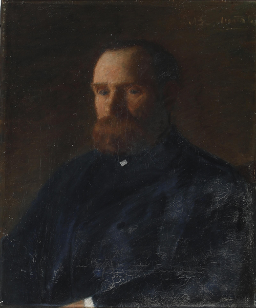 Portrait of the artist's stepfather., 1887, Niels Bjerre
