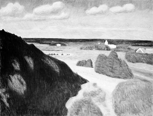 Udsigt fra "Fandenslot", 1941, Niels Bjerre
