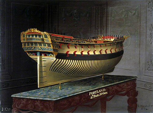 HMS 'Portland', 1774, Joseph Marshall