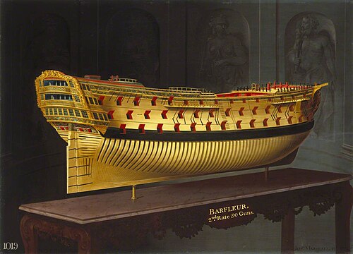 HMS 'Barfleur', 1774, Joseph Marshall