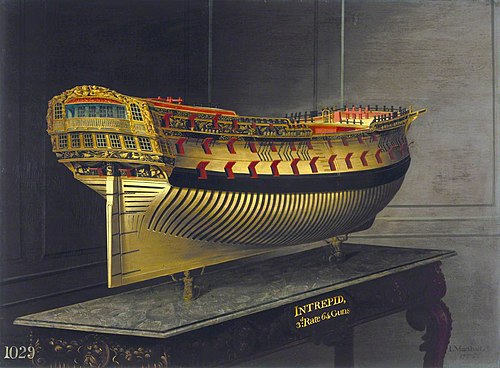 HMS 'Intrepid', 1774, Joseph Marshall