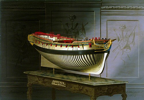 HMS 'Sphinx', 1775, Joseph Marshall