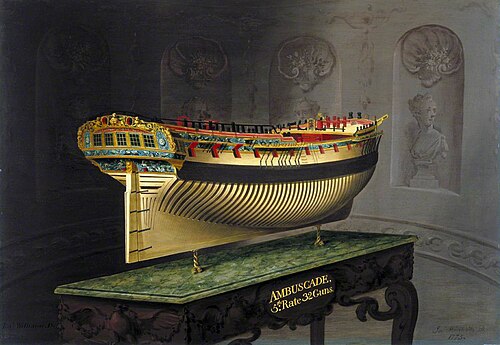 HMS 'Ambuscade', 1775, Joseph Marshall