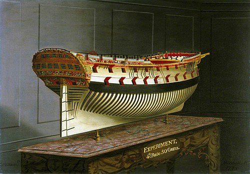 HMS 'Experiment', 1775, Joseph Marshall