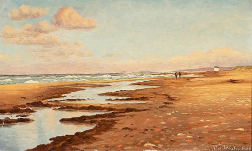 A beach in West Jutland., 1905, Christian Blache