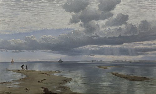Quiet Afternoon over the Lynæs Sandbanks, 1893, Christian Blache