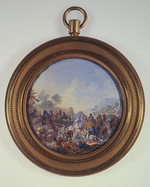 Un campement oriental, 1770, Henri-Désiré van Blarenberghe