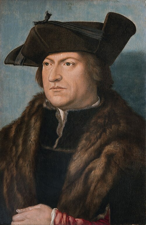 A Man in a Fur Coat, 1521, Albrecht Dürer