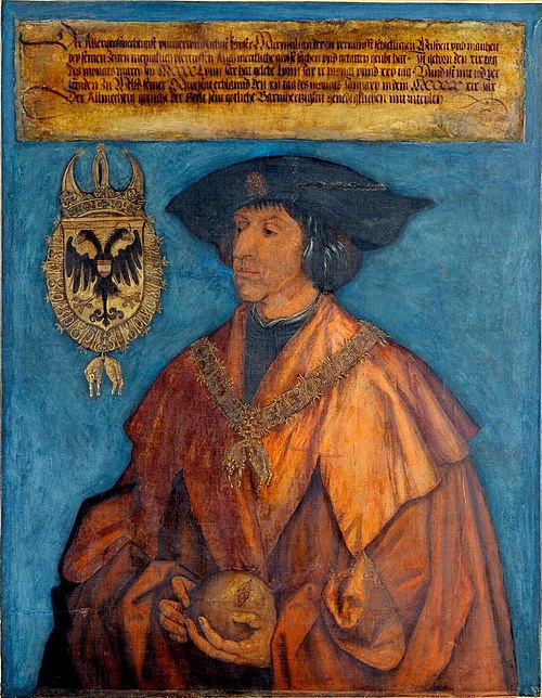 Emperor Maximilian I, 1519, Albrecht Dürer