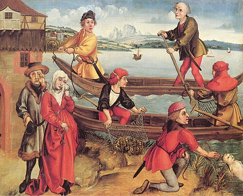 Wunderbare Errettung eines ertrunkenen Knaben aus Bregenz, , Albrecht Dürer