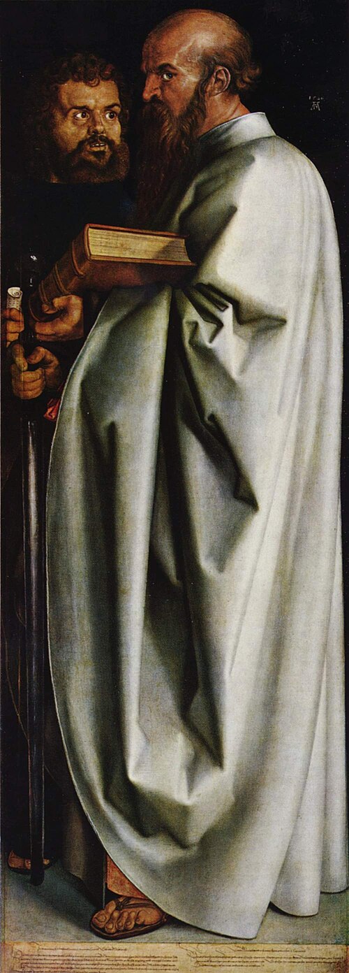 The Four Apostles: Saints Mark and Paul, 1526, Albrecht Dürer
