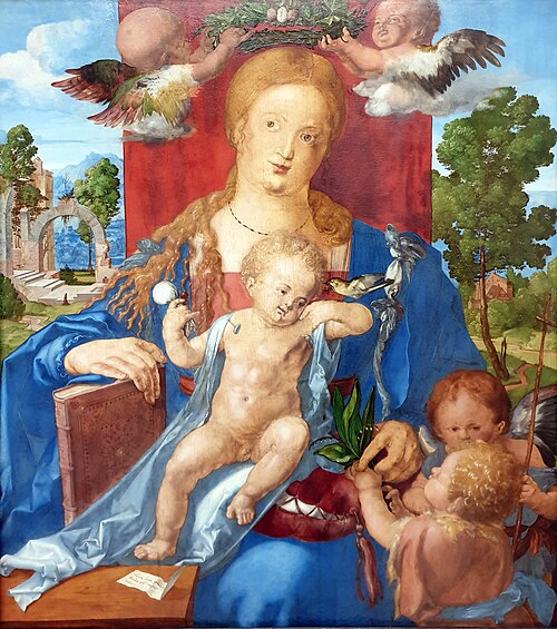 The Madonna with the siskin, 1506, Albrecht Dürer