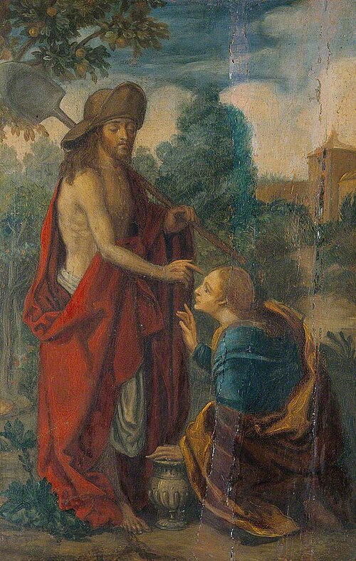 Christ and Mary Magdalene (Noli me Tangere), , Albrecht Dürer