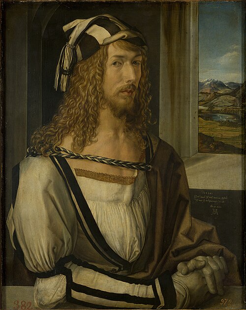 Autoportrait à 26 ans, 1498, Albrecht Dürer
