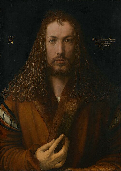 Autoportrait, 1500, Albrecht Dürer