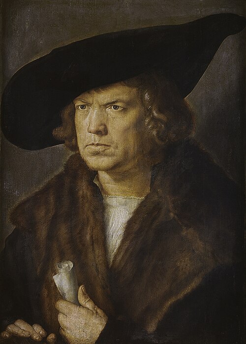 Portrait d'homme, 1521, Albrecht Dürer