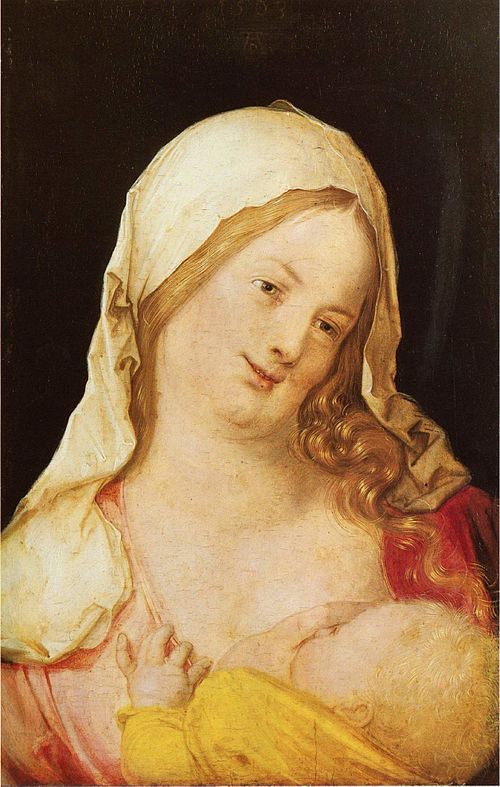 Maria mit Kind an der Brust, 1503, Albrecht Dürer