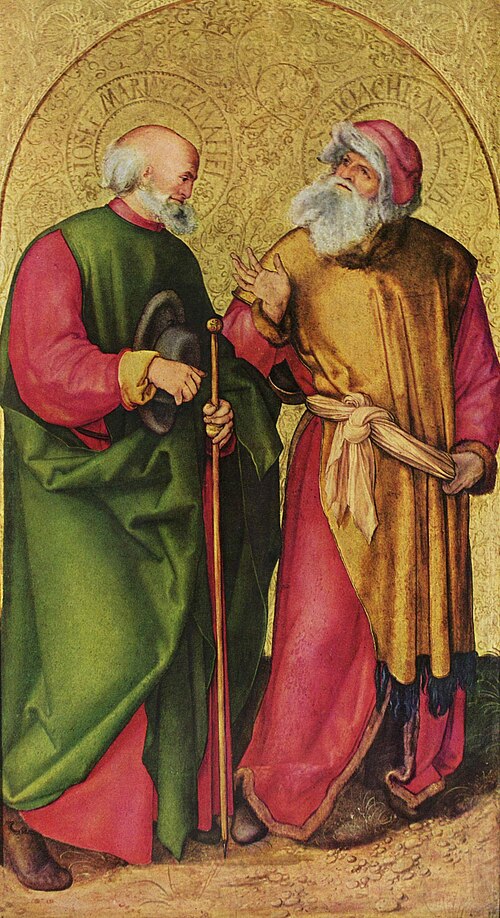 Jabach Altar: Saints Joseph and Joachim, 1504, Albrecht Dürer