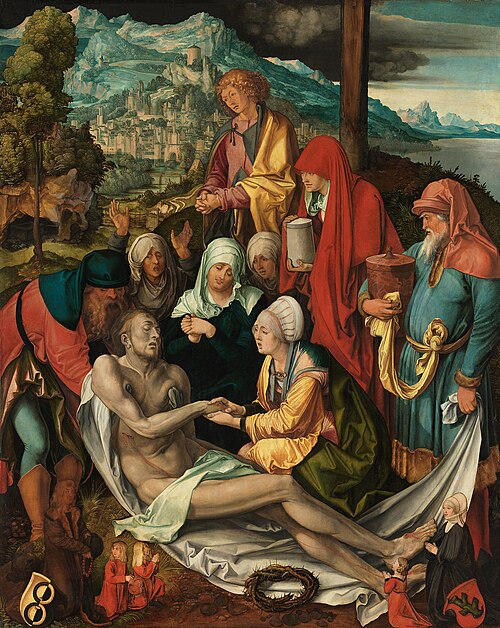 Lamentation of Christ, 1500, Albrecht Dürer