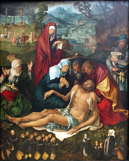 Lamentation of Christ, 1498, Albrecht Dürer