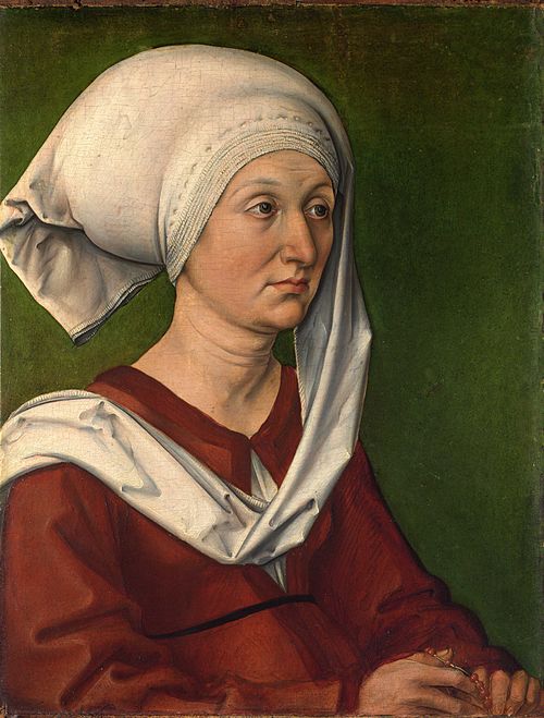 Portrait of Barbara Holper, 1490, Albrecht Dürer