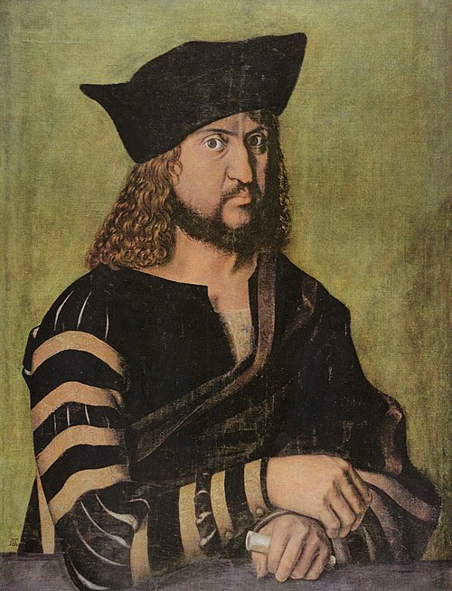 Portrait of Frederick III of Saxony, 1496, Albrecht Dürer