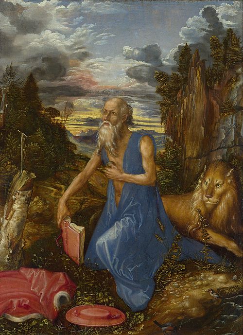 Saint Jerome in the Wilderness, 1496, Albrecht Dürer