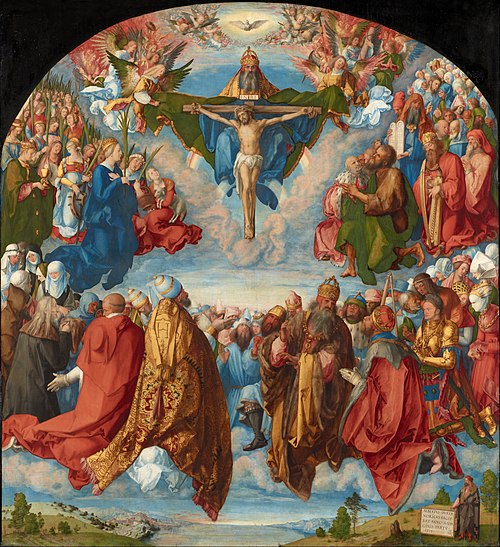 Adoration of the Trinity, 1511, Albrecht Dürer