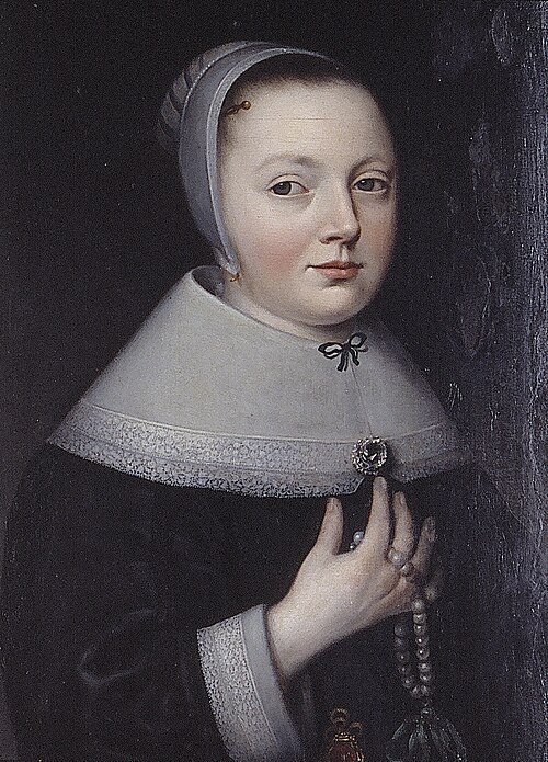Portrait of Maria Sijdervelt (1642-1709), 1655, Johannes Hulscher