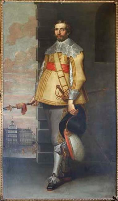 Portrait of an unknown officer of the Antwerp city militia, 1650, Jan Verhoeven
