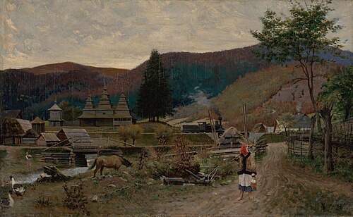 Landscape around Volovec, 1890, Eduard Hriňák