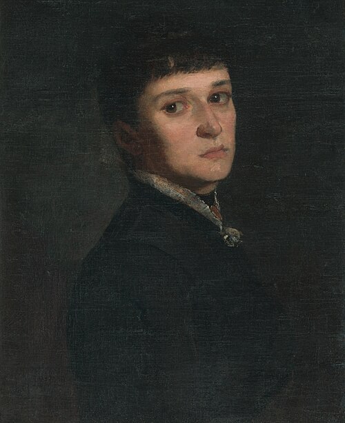 Portrét dámy, 1876, Eduard Hriňák
