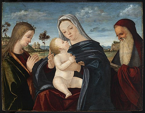 Maria mit dem Kind und den Heiligen Katharina und Hieronymus, 1508, Vittore Carpaccio
