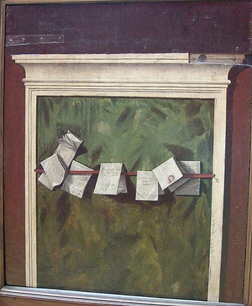 Letter Rack, 1490, Vittore Carpaccio