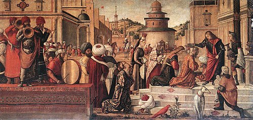 Le Baptême des Sélénites, 1507, Vittore Carpaccio