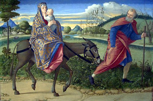 La Fuite en Égypte, 1500, Vittore Carpaccio
