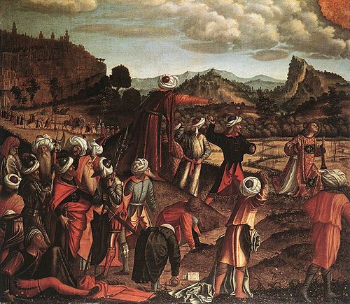 La lapidation de saint Etienne, 1520, Vittore Carpaccio