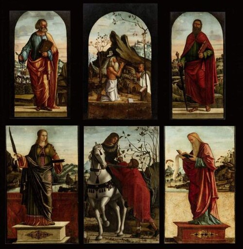 polyptyque de Zadar, 1480, Vittore Carpaccio