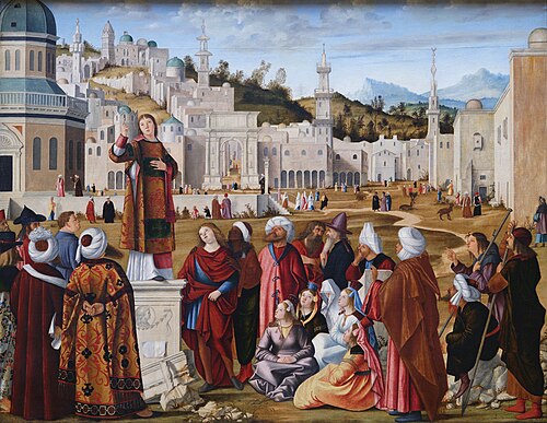 La Prédication de saint Étienne, 1514, Vittore Carpaccio