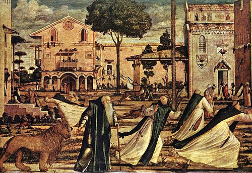 St Jerome and the Lion, 1502, Vittore Carpaccio
