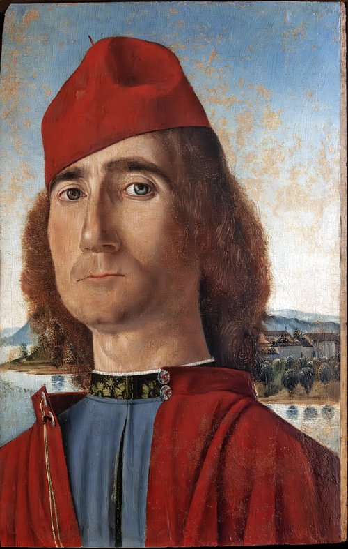 Homme au béret rouge, 1490, Vittore Carpaccio
