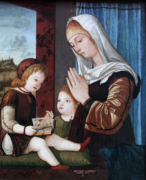 Vierge à l'Enfant, 1500, Vittore Carpaccio