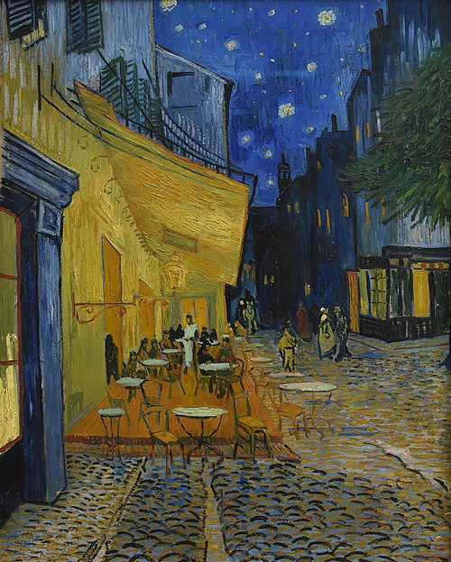 Terrasse du café le soir, 1888, Vincent van Gogh