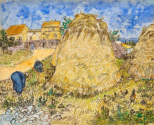 Meules de blé, 1888, Vincent van Gogh