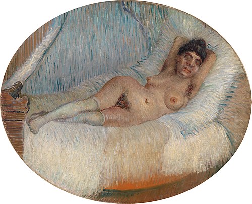 Femme nue sur un lit, 1887, Vincent van Gogh