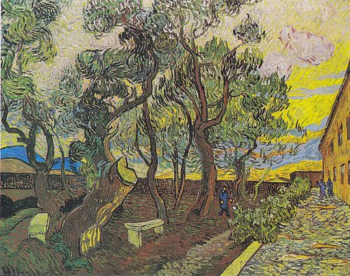 Jardin de l'hôpital Saint-Paul à Saint-Rémy, 1889, Vincent van Gogh
