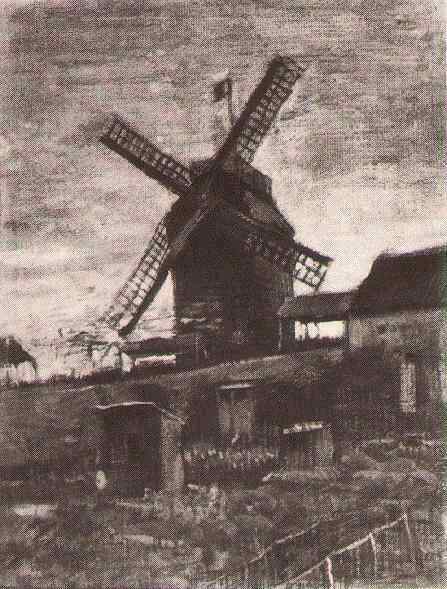 The Moulin de Blute-Fin, 1886, Vincent van Gogh